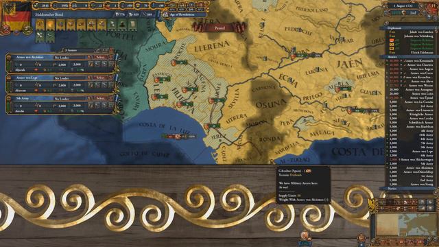 [Europa Universalis IV] Южногерманский Союз (Мод Voltaire's Nightmare) №44 смотреть онлайн