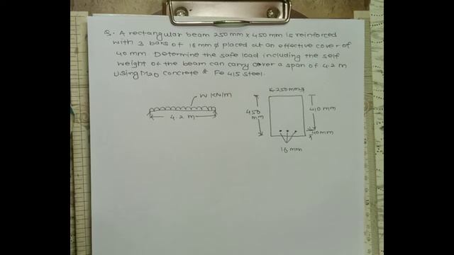 Determine the safe load including the self weight the beam can carry over the span | Learn Easily смотреть онлайн