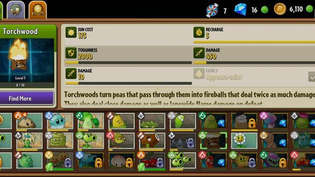 Подарок растения против зомби новое растение+ прокачка растений