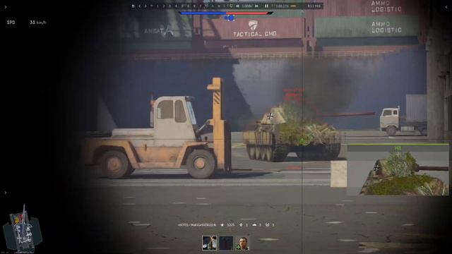 War Thunder Gameplay VFW kills Tiger H1, KV-220, Panther A, Panther F, Lincoln B Mk II bombs 4 tank смотреть онлайн