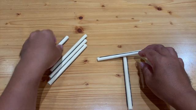 《Tensegrity Art》 How to make tensegrity structure objects ~6 Structural materials ~ 6本テンセグリティの作り方 смотреть онлайн