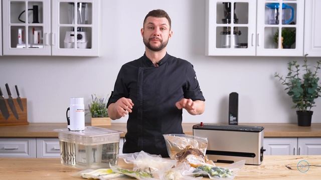 Праздничный ужин дома | Нежная говядина с овощами в Сувид RAWMID Modern RMS-03