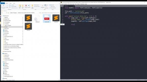How to extract text from a PDF file using Python | Python Tutorial