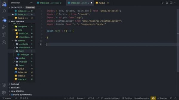 Build a COMPLETE React Admin Dashboard App | React, Material UI, Data Grid, Light & Dark Mode