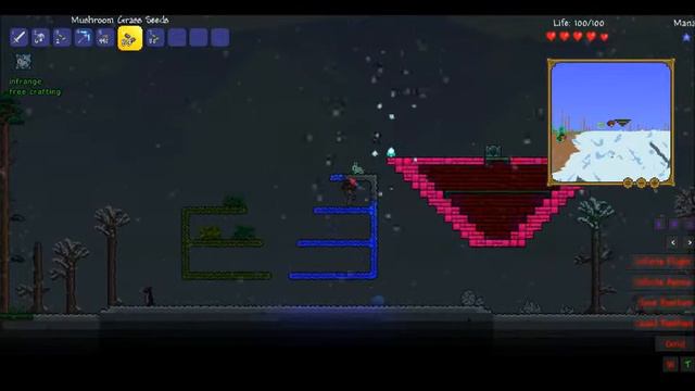 Terraria 1.2.4.1 Tutorial - Jungle Seed Farm and Glowing Mushroom Farm смотреть онлайн