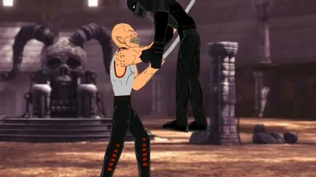 Baraka VS NOOB. рисуем мультфильмы 2. со звуком. Mortal Kombat смотреть онлайн