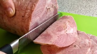 Ветчина домашняя. Ветчина из свиной лопатки. Рубленая ветчина.. смотреть онлайн