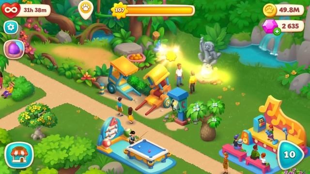 Wildscapes Walkthrough Gameplay - Unlocking All Animals - Madagascar - Part 5 - Lets Play Match 3 смотреть онлайн
