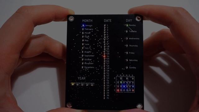 5$ PCB Calendar + Binary Clock (With Arduino) смотреть онлайн