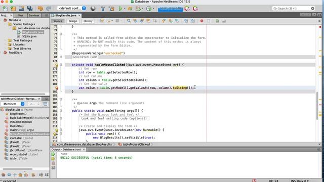 Java | Playing In Netbeans | Get Value of Table Row:Column смотреть онлайн