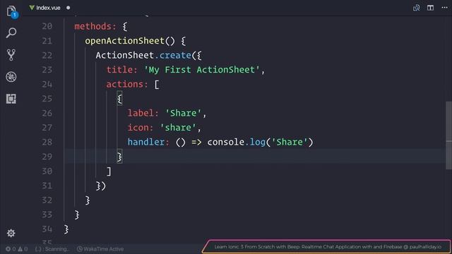 Quasar Framework - ActionSheet смотреть онлайн
