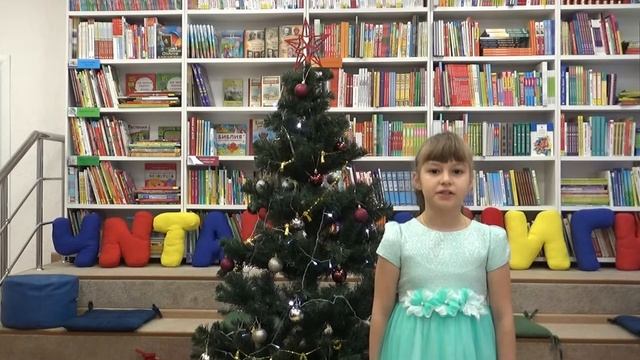 Андреева Анастасия, 9 лет читает стихотворение Гусаровой Т «Дед Мороз» смотреть онлайн