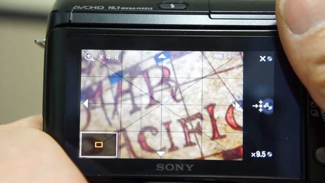 SONY NEX F3 MF Peaking Test