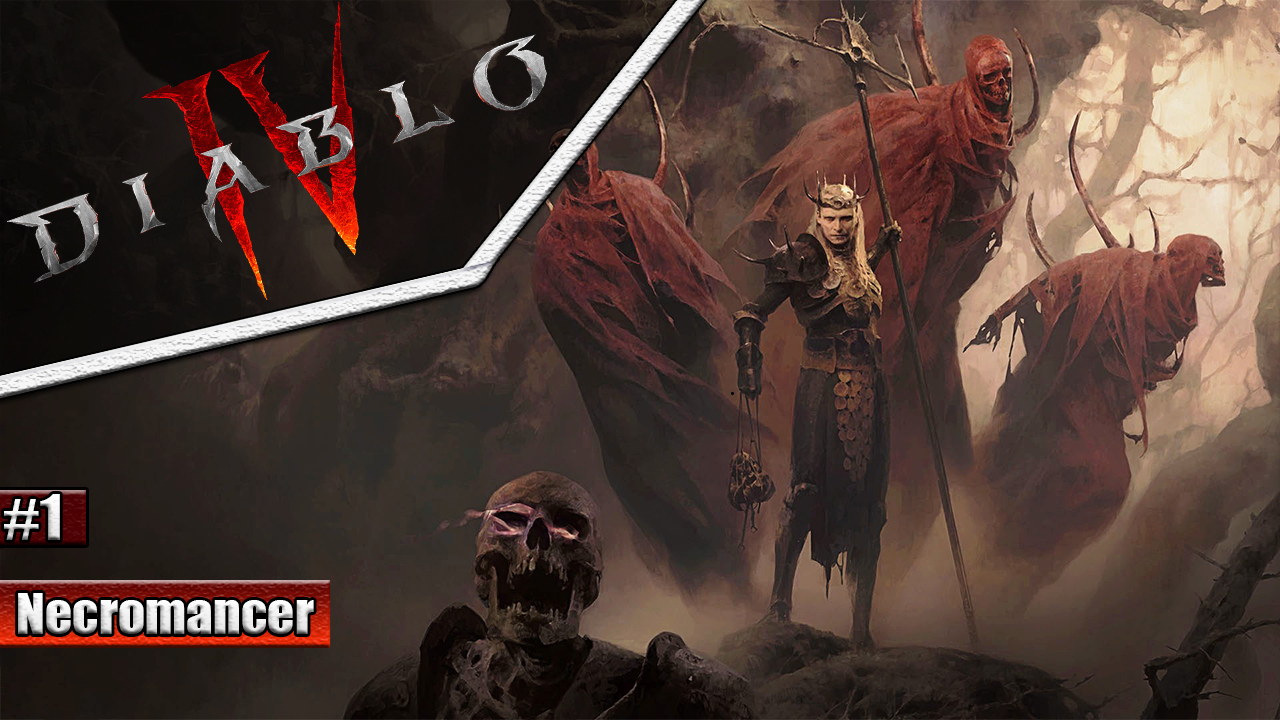 DIABLO IV. Геймплей за некроманта без комментариев. Часть 1 смотреть онлайн