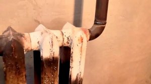 дорожает уголь? печь из чугунной батареи на отработке!