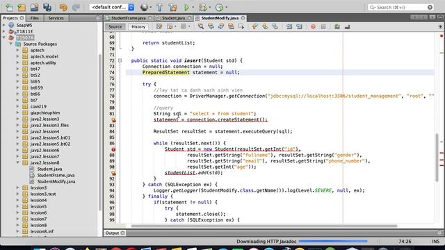 Phần 35 | Bài tập quản lý sinh viên + CSDL + Java Swing | Khóa học lập trình Java nâng cao смотреть онлайн