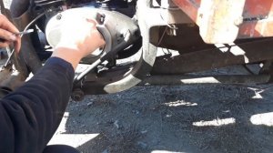 Проверка масла в редукторе и двигателе на муравье