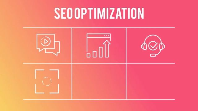 Seo Optimization - 50 Thin Line Icons | After Effects Project Files - Videohive template смотреть онлайн