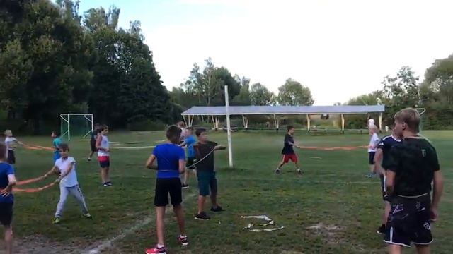 Детский спортивный лагерь по самбо «Планета САМБО - 2018». День 1. Втягивающая тренировка. смотреть онлайн