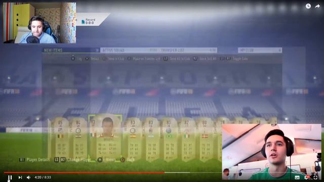 FIFA 18 - РЕАКЦИЯ НА ПАКИ КЕФИРА смотреть онлайн