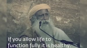 Всего 2 вещи избавят вас от 90% болезней! Садхгуру