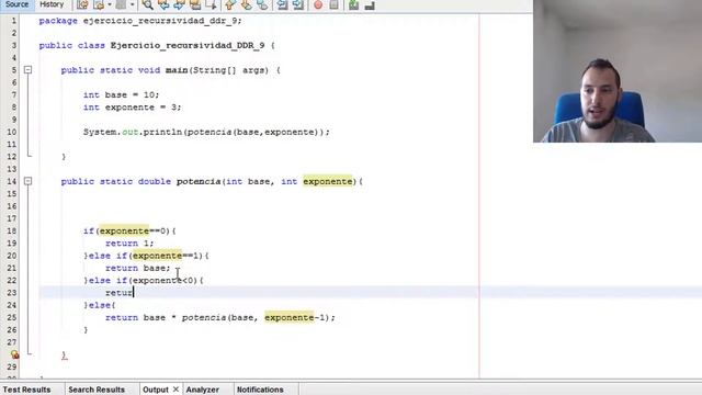 Ejercicios Java - Recursividad #5 - Potencia y suma de dígitos смотреть онлайн