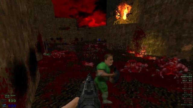 Brutal Doom v20b Hell on Earth Starter Pack - MAP19 Push - 1080p 60fps смотреть онлайн