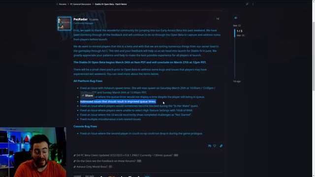 OPEN BETA JUŻ DZIŚ! PATCH NOTES OD BLIZZARDA I ZMIANY - DIABLO 4, TESTY NEKROMANTY I DRUIDA смотреть онлайн