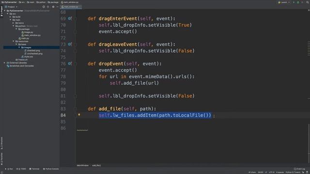 Créer un convertisseur d'images avec Qt for Python смотреть онлайн