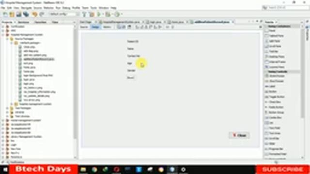 3. Hospital Management System in java - Add New Patient Record Page(JFrame, Mysql Database,Netbeans смотреть онлайн