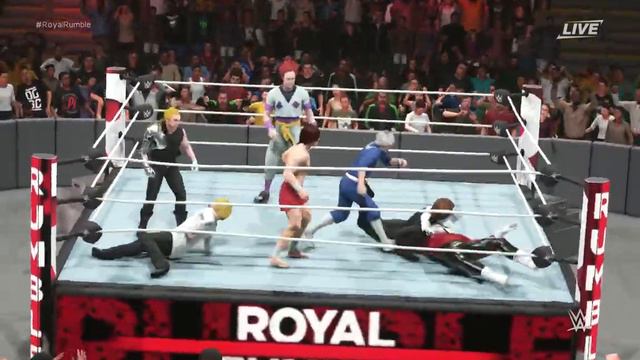 WWE 2K19 - Anime Royal Rumble смотреть онлайн
