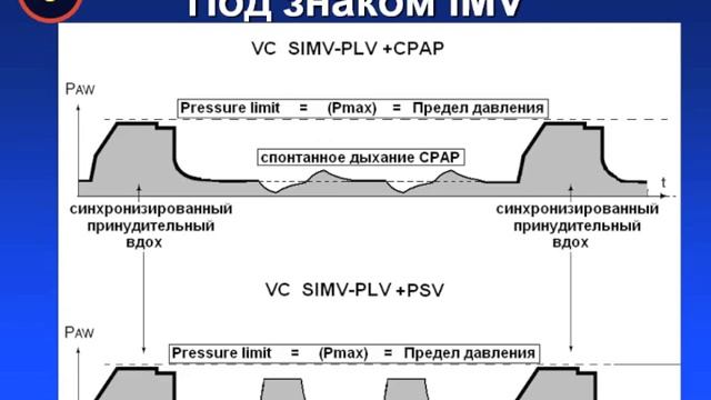 Режимы ИВЛ 7 IMV (SIMV, MMV, ASV)  Горячев А.С.