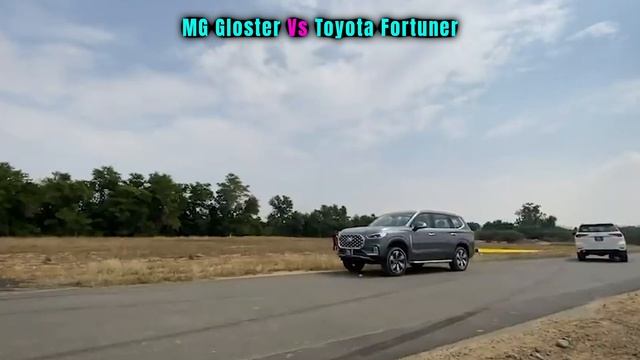 Mg Gloster Vs Toyota Fortuner Tug Of War смотреть онлайн