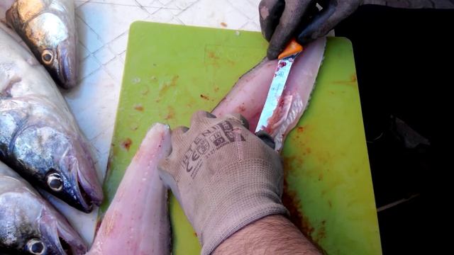 Разделка судака на филе. смотреть онлайн