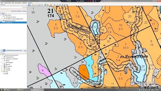 Использование планов лесонасаждений в GoogleEarth (Google Планета Земля)