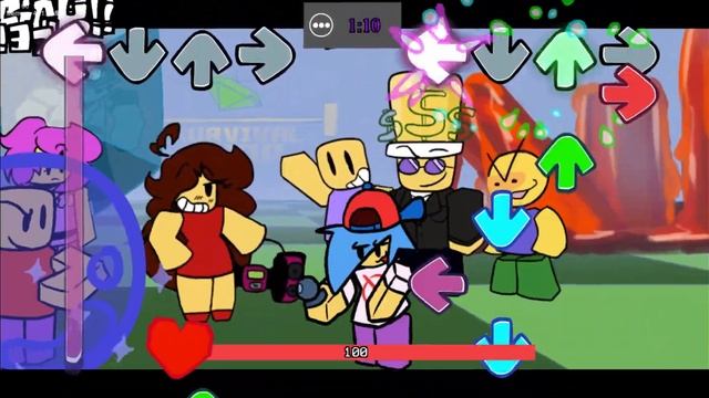 Super Bomb Survival of Roblox VS Friday Night Funkin + Roblox Game (FNF MOD) смотреть онлайн