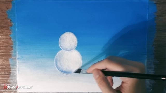 ЗИМА | Пошаговое рисование для новичков. смотреть онлайн