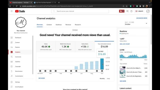 My First YouTube Payment | My First Payment from YouTube | My first YouTube Earning смотреть онлайн