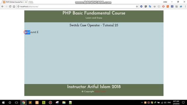 25 PHP Basic Fundamental Switch Case Operator смотреть онлайн