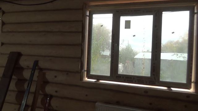 обсада в деревянном доме /окосячка / окна какие зазоры /как замерить окно