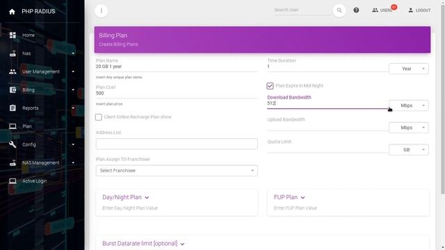 How to create new FUP plan | PHP Radius смотреть онлайн