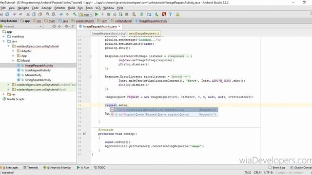 دوره مقدماتی ارتباط با سرور - کار با کتابخانه والی Volley Episod #4 смотреть онлайн