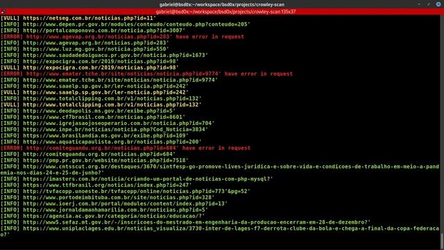 Crowley-scan: exploitation SQL injection using google hacking and python смотреть онлайн
