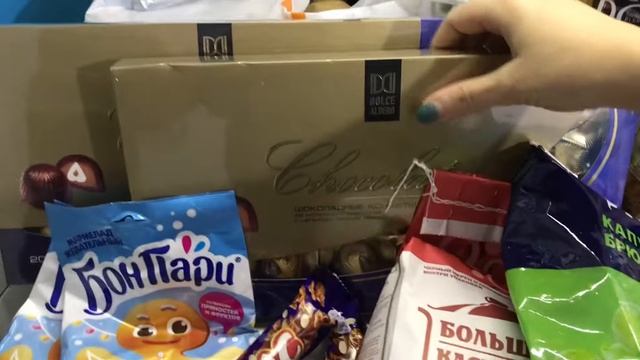 ?Новогодние СЛАДКИЕ ПОДАРКИ?Собираю сама?Новогодняя ЗАКУПКА ПРОДУКТОВ? смотреть онлайн