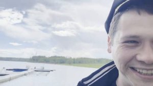 Лодка ПВХ SOLAR 380 максима и Mercury 9,9M  247 cc - распаковка и спуск на воду! Часть 1.