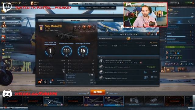 World of Warplanes - Bv P.203 Bird of Prey II смотреть онлайн