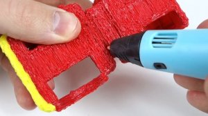 Робокары. Пожарная машина Рой - 3Д РУЧКА. 3D Pen. DIY. Тяп-Ляп