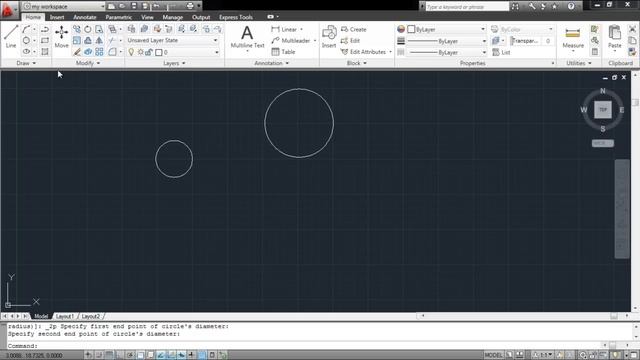 How to Create Circles in AutoCAD смотреть онлайн