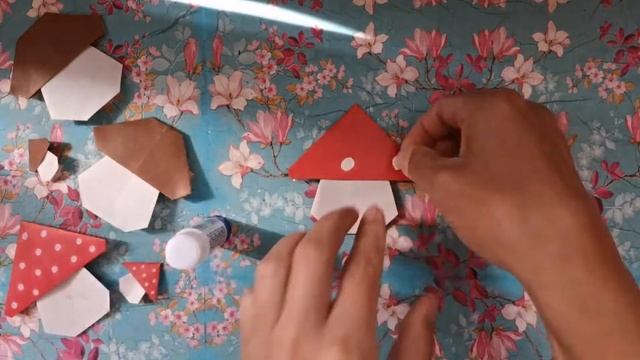 Грибы из бумаги смотреть онлайн