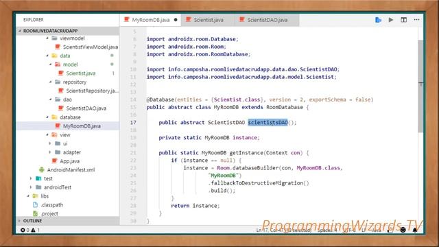 Android Live Courses S2E5 : MVVM Room LiveData CRUD - RoomDatabase and DAO Interface смотреть онлайн